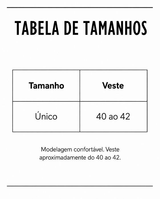 Macaquinho GGT com elastex nas costas
